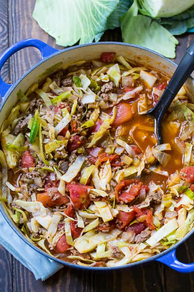 Country Cabbage Soup is low carb and Paleo friendly