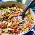 Country Cabbage Soup with ground beef