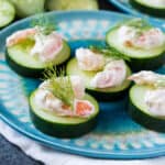 Creamy Dill Shrimp and Cucumber Appetizer