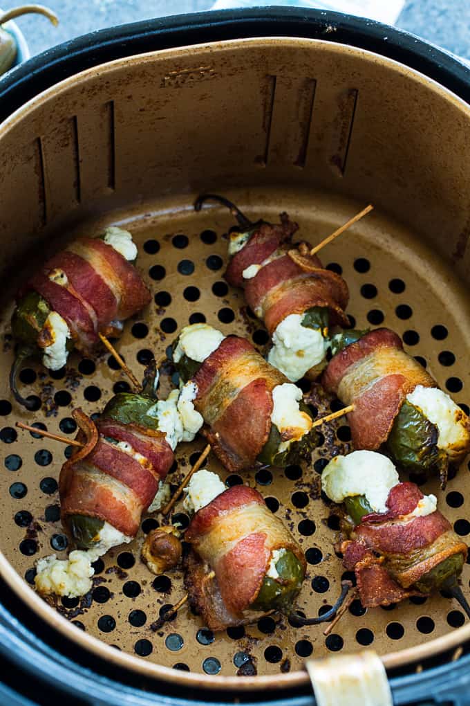 Air Fryer Bacon Wrapped Jalapenos