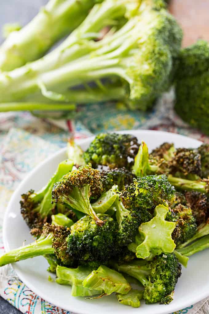 Air Fryer Roasted Broccoli