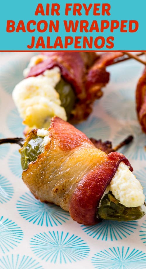 Air Fryer Bacon Wrapped Jalapenos #airfryer #lowcarb #paelo #keto