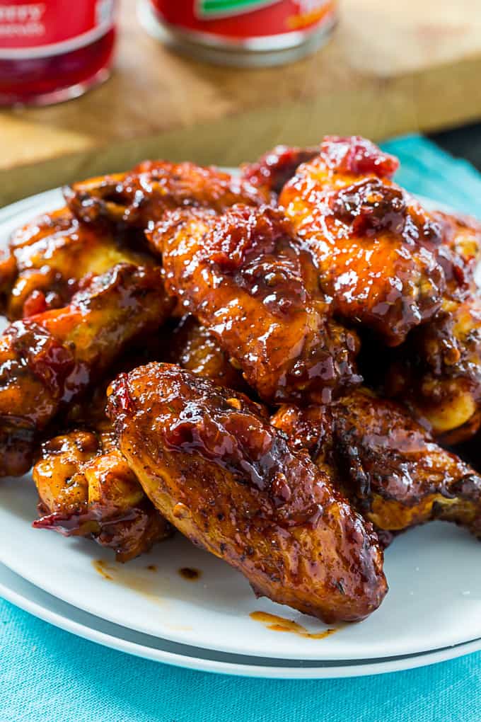 Air Fryer Cherry Chipotle Wings