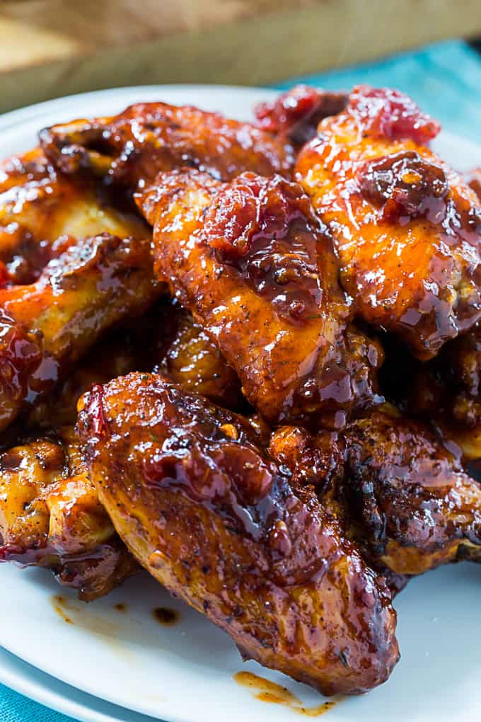 Air Fryer Cherry Chipotle Wings