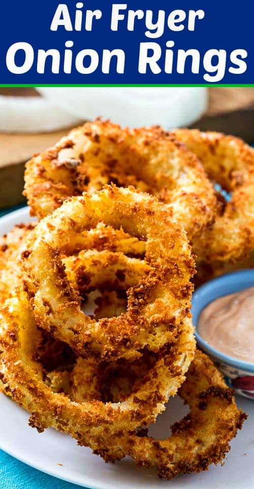 Air Fryer Onion Rings #healthy #airfryer #appetizer