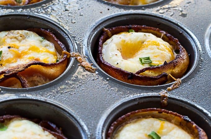 Bacon and Eggs Cups