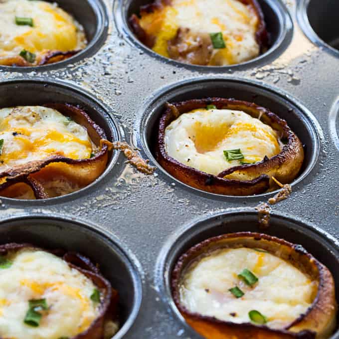 Bacon and Eggs Cups 