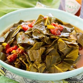 Collard Greens with Tomatoes