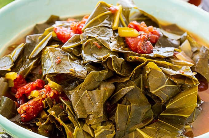 Collard Greens with Tomatoes
