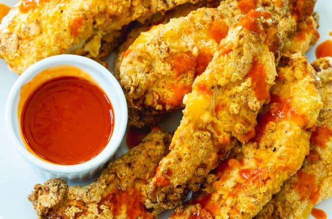 Air Fryer Spicy Chicken Fingers