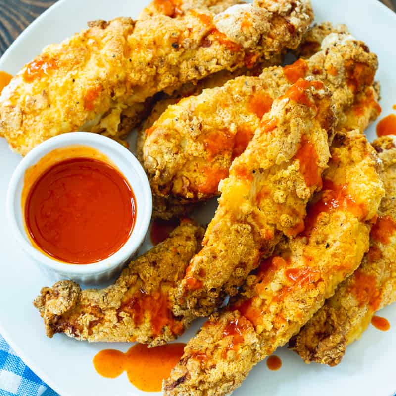Air Fryer Spicy Chicken Fingers