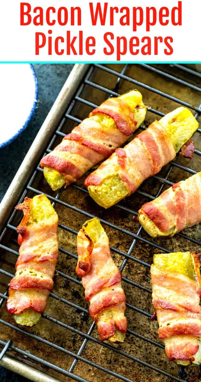 pickle spears wrapped with bacon #keto #lowcarb