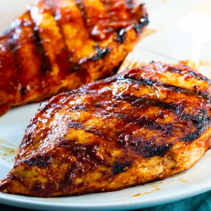 Low Carb Barbecued Chicken Breasts