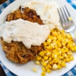 Chicken Fried Steak cooked in the air fryer