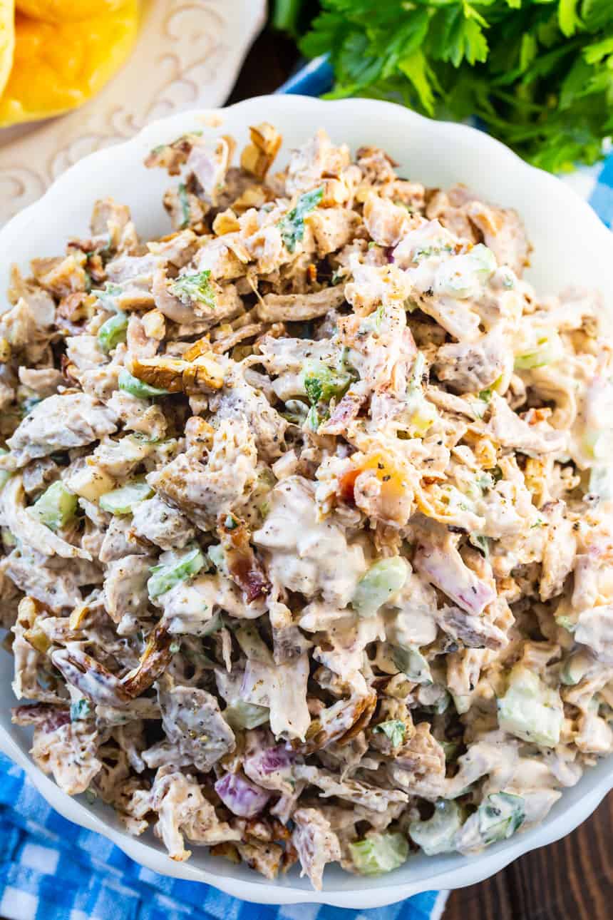Keto Chicken Salad with Bacon and Pecans
