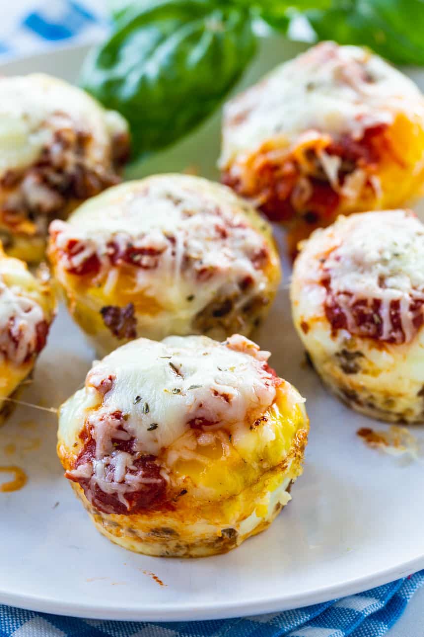 Sausage Pizza Egg Cups