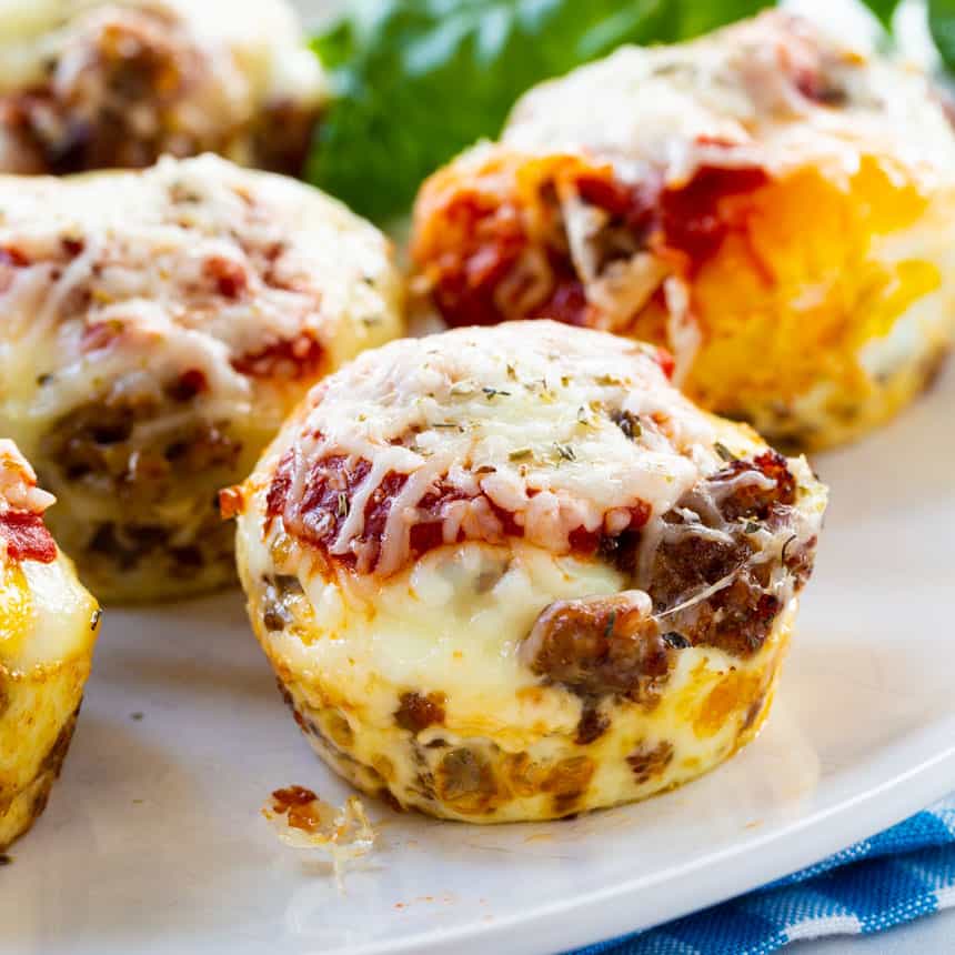 Sausage Pizza Egg Cups